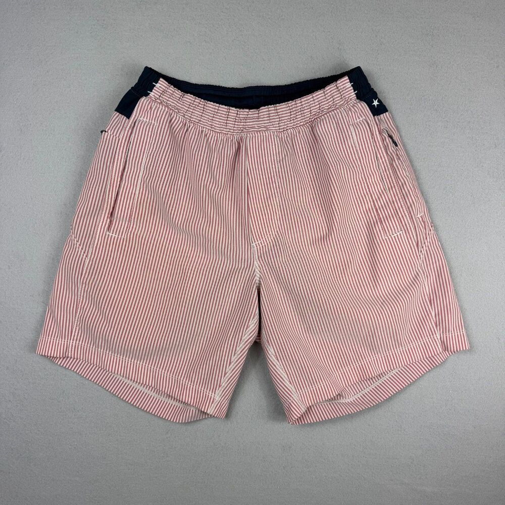BirdDogs Sargeant Tuddy Shorts Mens Small USA American Flag Lined Stretch